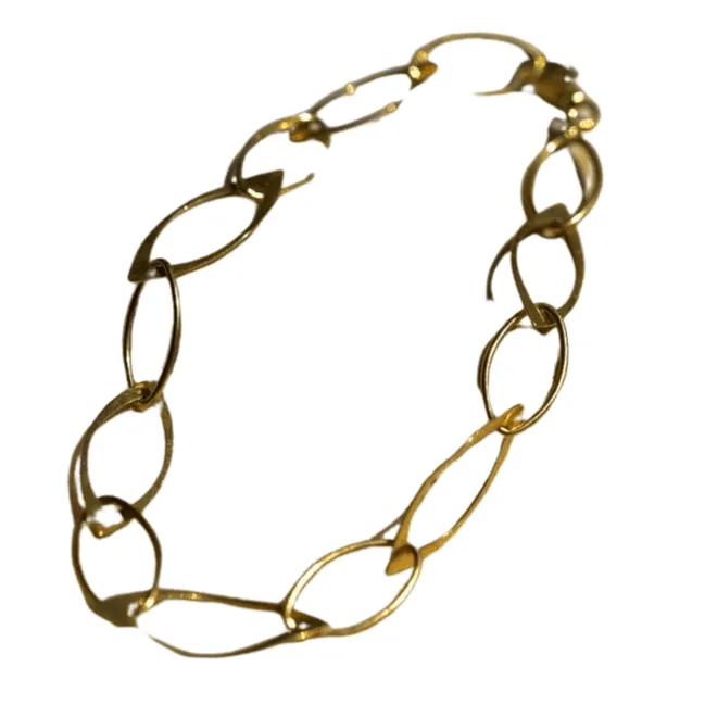 Bracelet maillons ovales ajourés sold by 58 Facettes