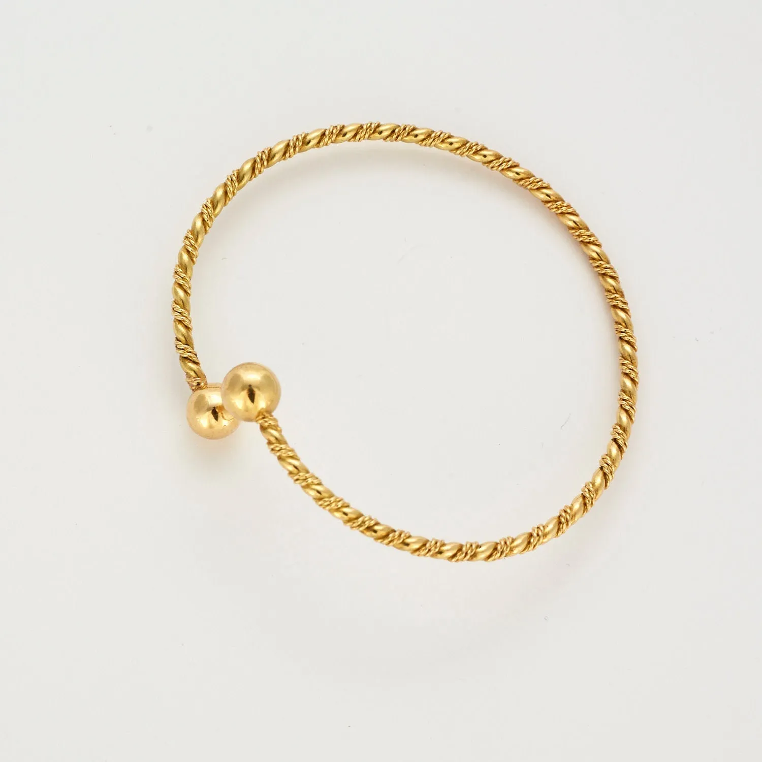 Bracelet jonc or jaune sold by 58 Facettes product image thumbnail 4