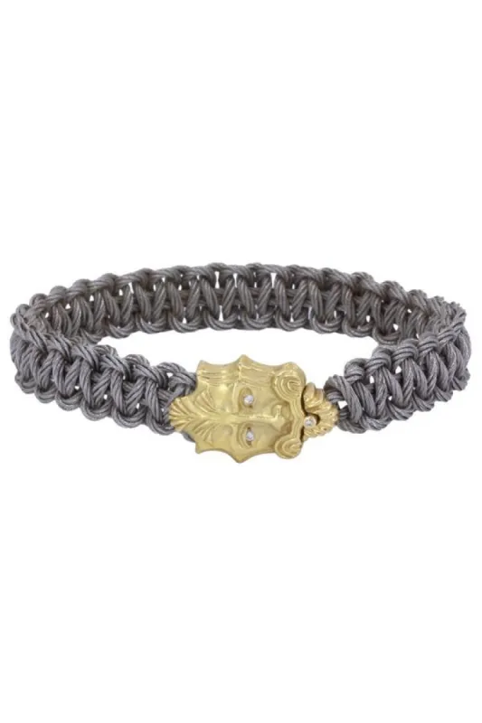 Bracelet cable or et acier sold by 58 Facettes