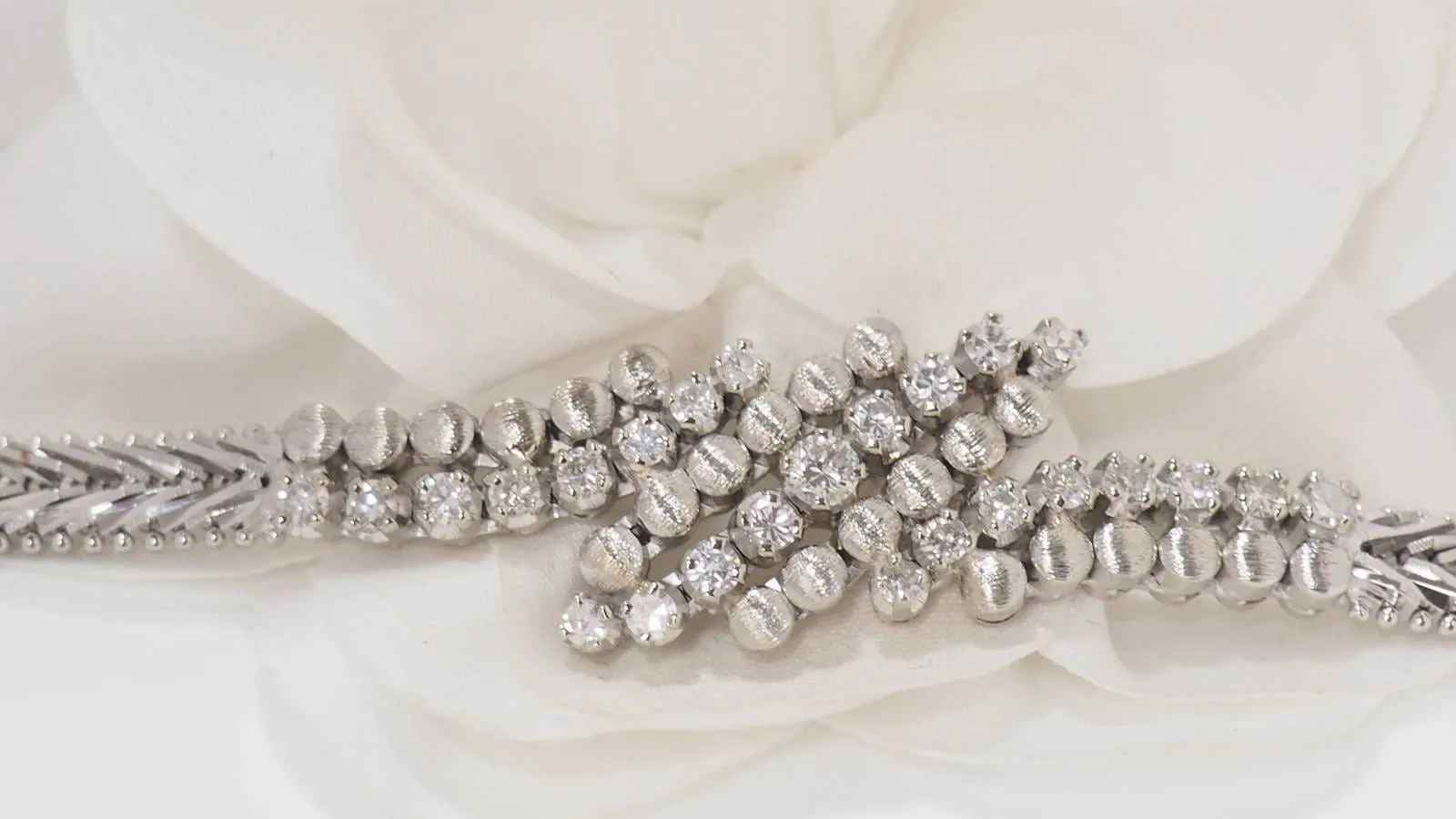 Bracelet Or blanc Diamants sold by 58 Facettes product image thumbnail 4