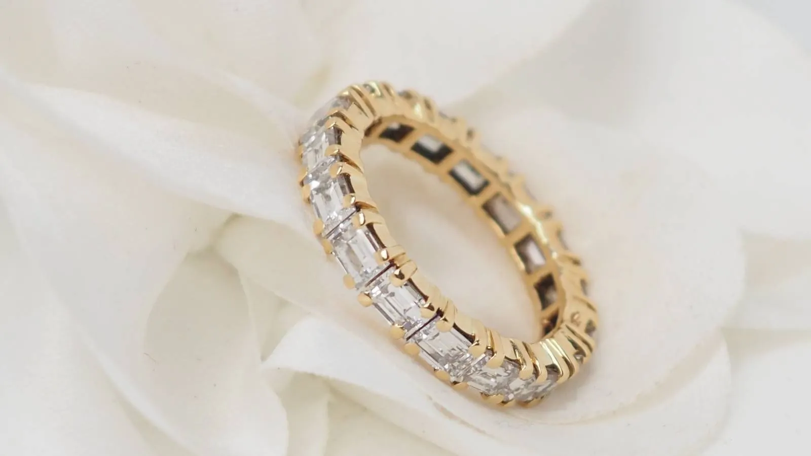 Bague Or Diamants Baguettes sold by 58 Facettes product image thumbnail 5