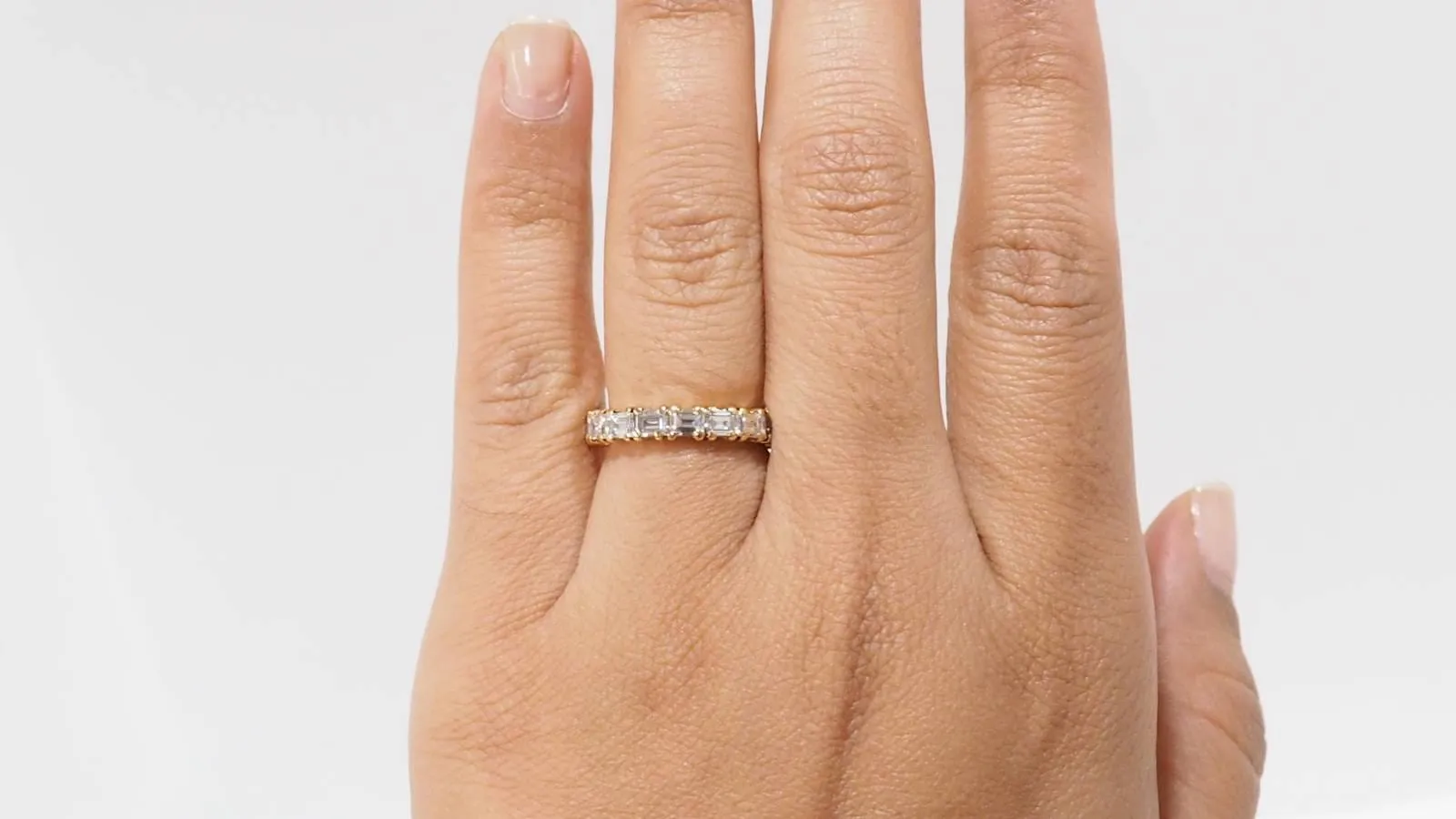 Bague Or Diamants Baguettes sold by 58 Facettes product image thumbnail 2