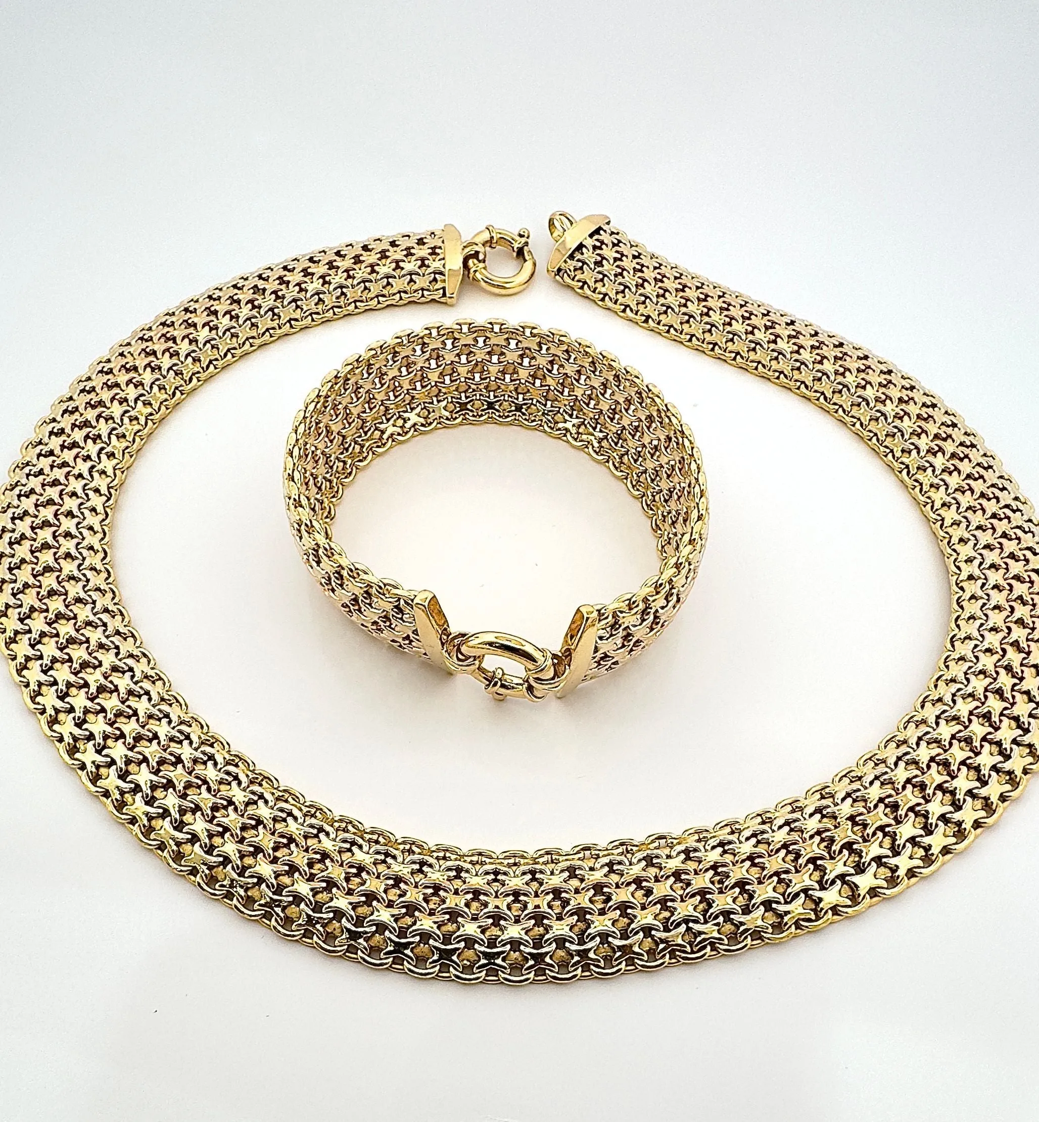 Parure deux pièces collier et bracelet 3 ors sold by 58 Facettes product image thumbnail 5