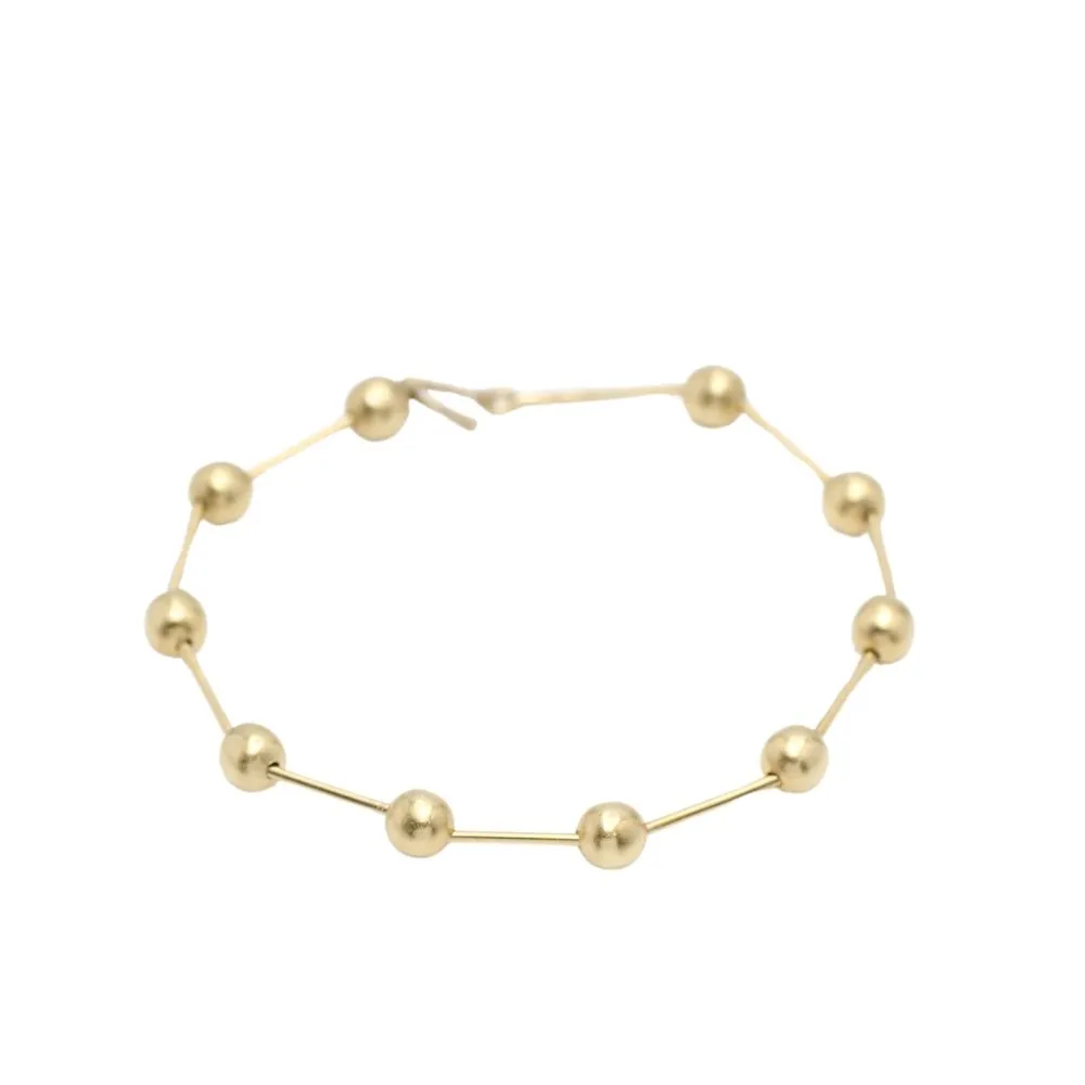 bracelet perles en or jaune sold by 58 Facettes