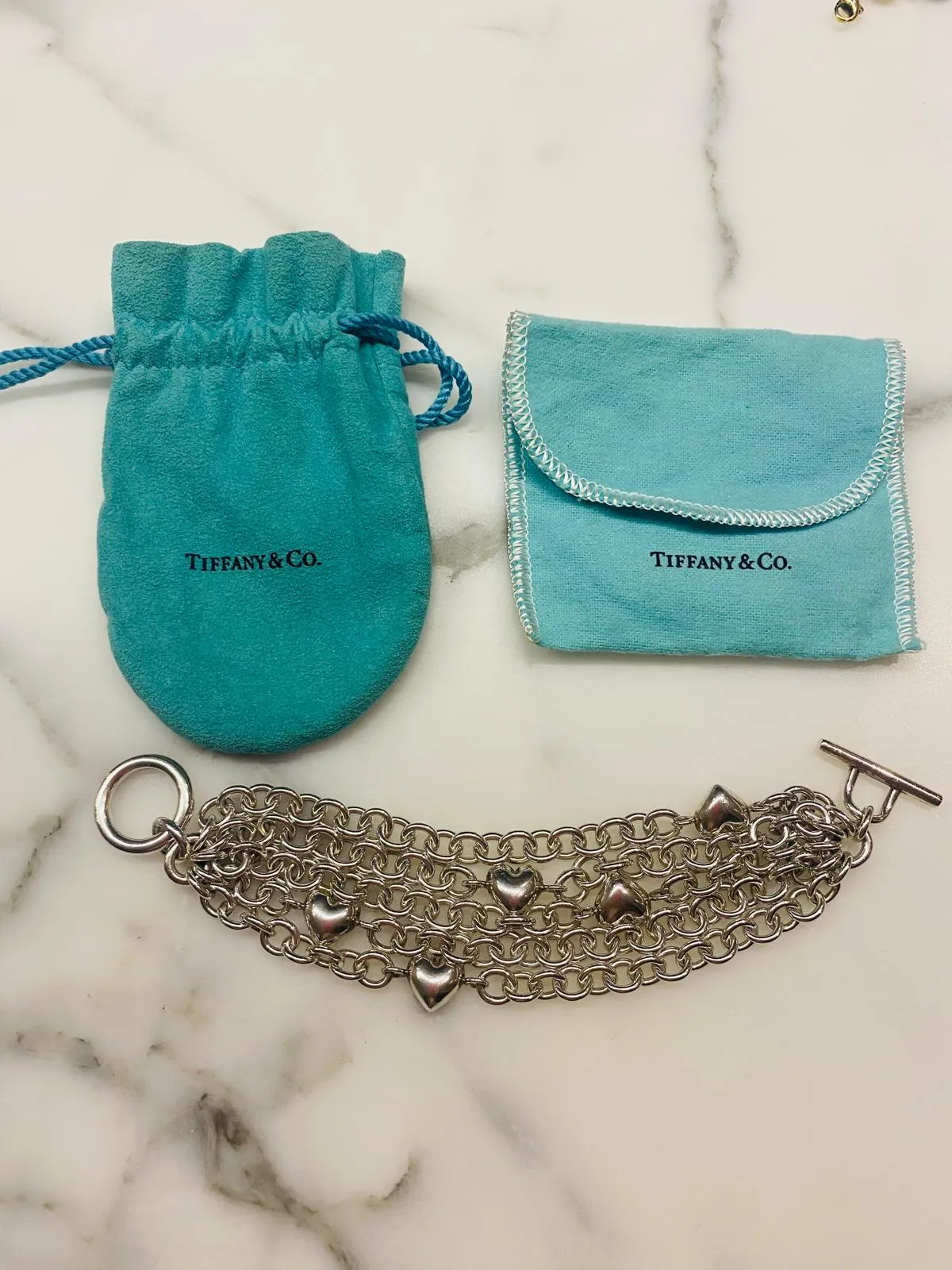 Bracelet coeurs en argent sterling TIFFANY & CO. sold by 58 Facettes product image thumbnail 4