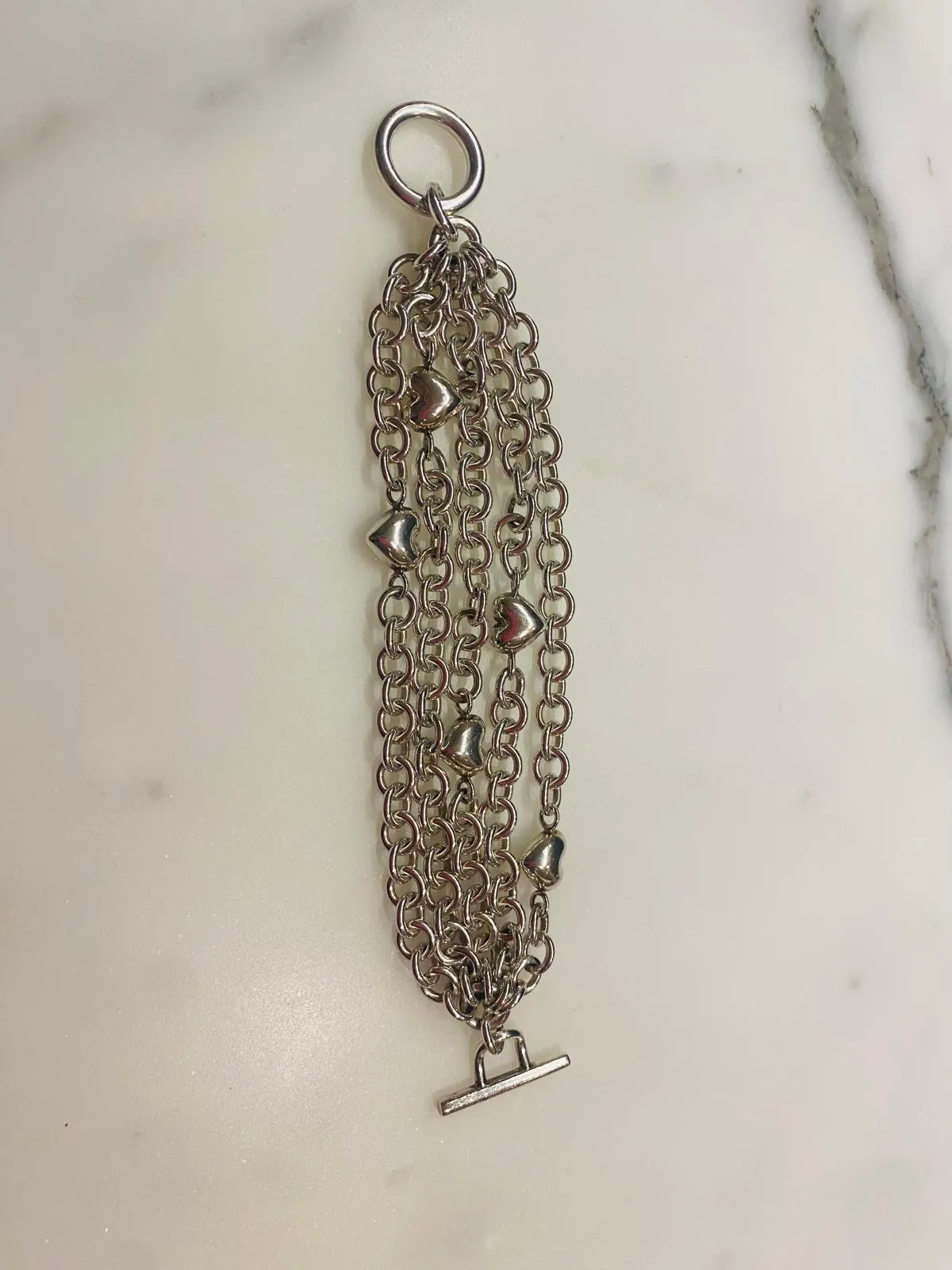 Bracelet coeurs en argent sterling TIFFANY & CO. sold by 58 Facettes product image thumbnail 2