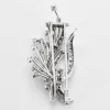 Broche " Gerbe" or gris 18K et diamants sold by 58 Facettes