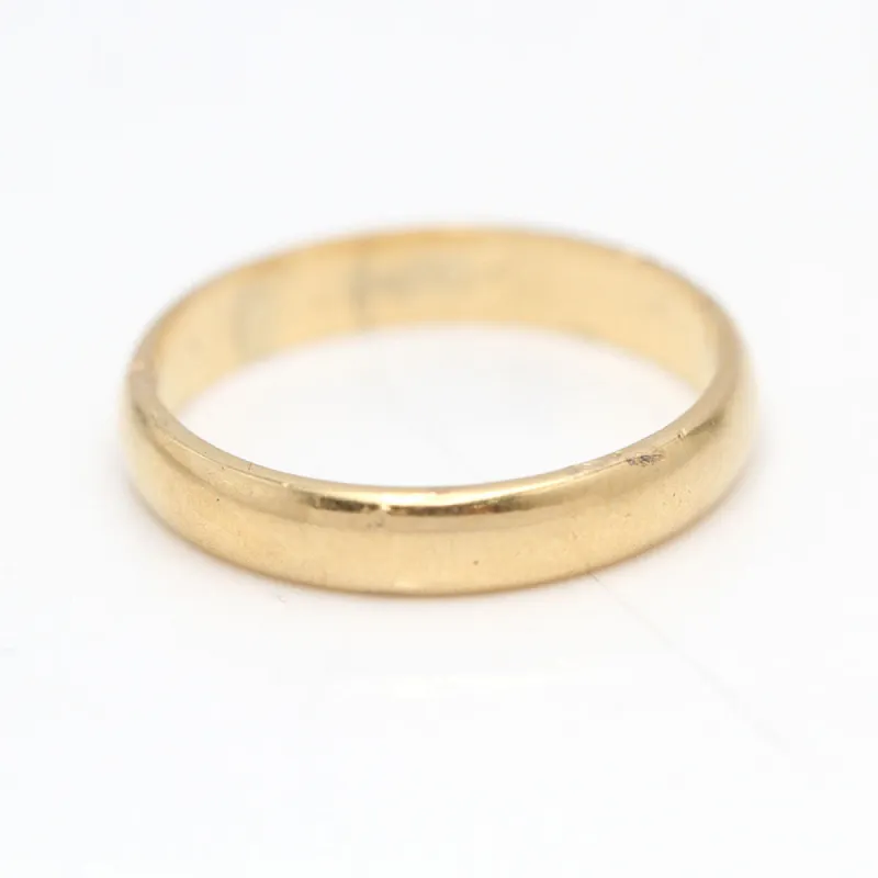 Gold plain wedding ring sold by 58 Facettes