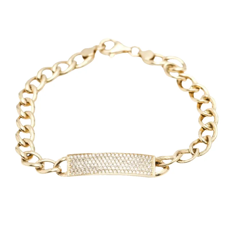 Bracelet DON'TFORGETME or et diamants sold by 58 Facettes