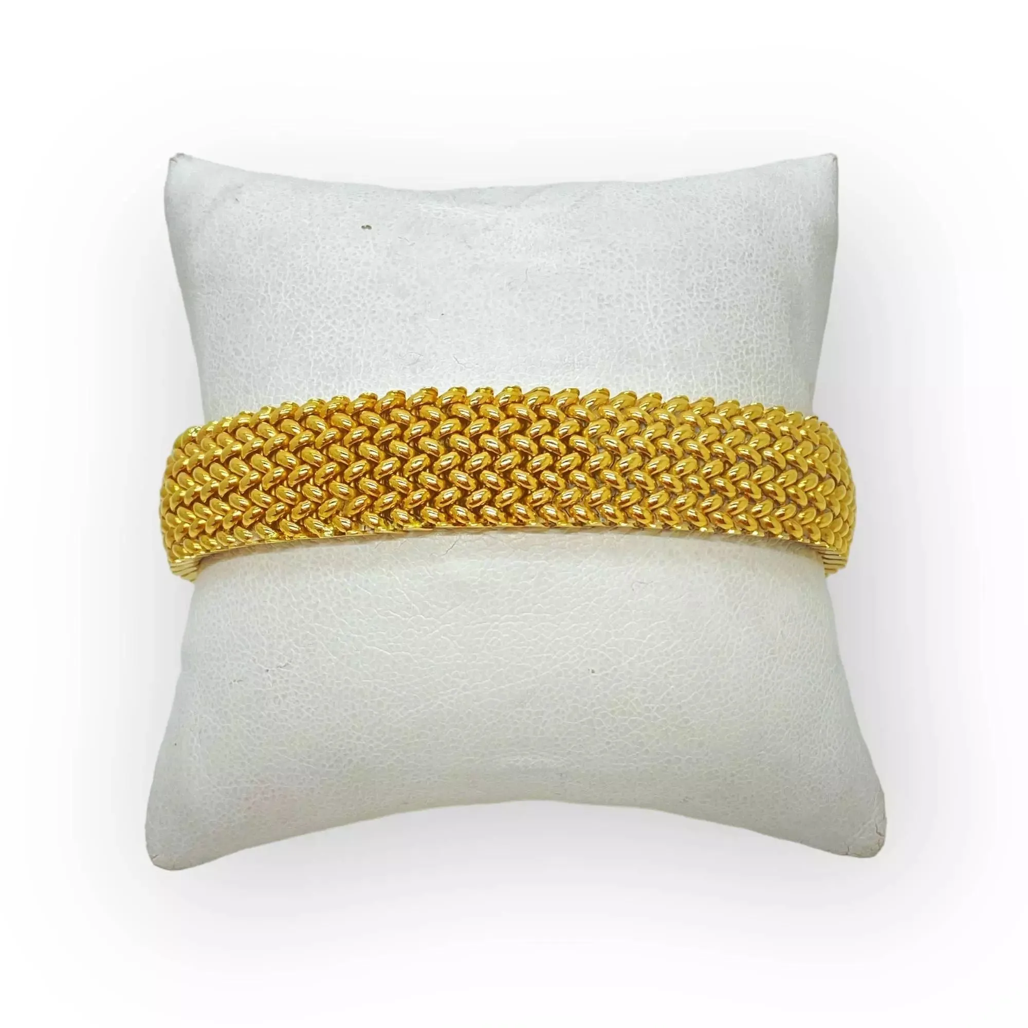 Bracelet maille ruban or jaune sold by 58 Facettes product image thumbnail 3