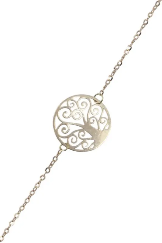 Bracelet arbre de vie or jaune sold by 58 Facettes