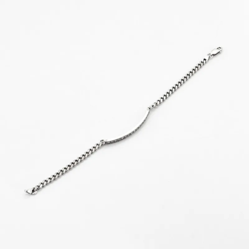 MAUBOUSSIN - Bracelet Gourmette Diamants sold by 58 Facettes