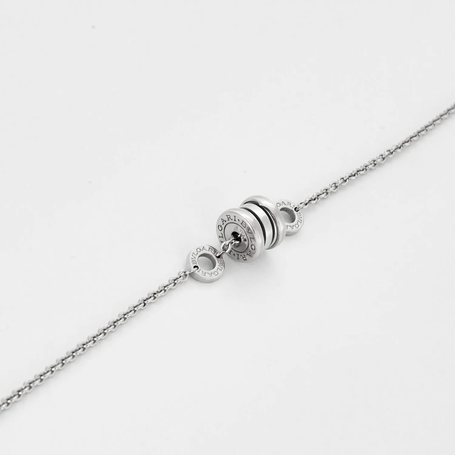 BULGARI - B ZERO - Bracelet maille forçat or gris sold by 58 Facettes product image thumbnail 3