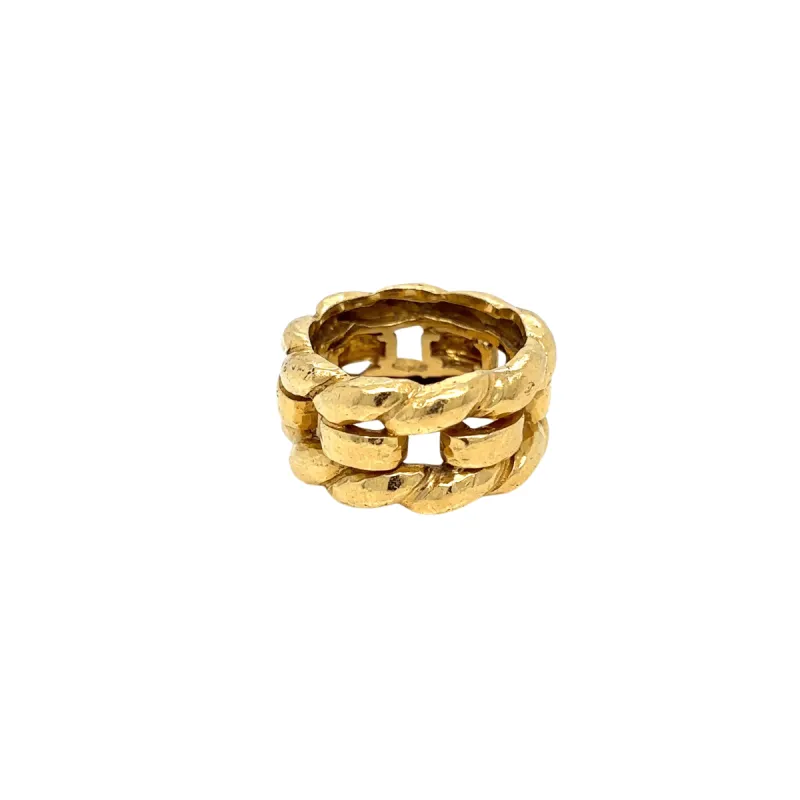 DAVID WEBB - Bague unisexe en or tissé sold by 58 Facettes