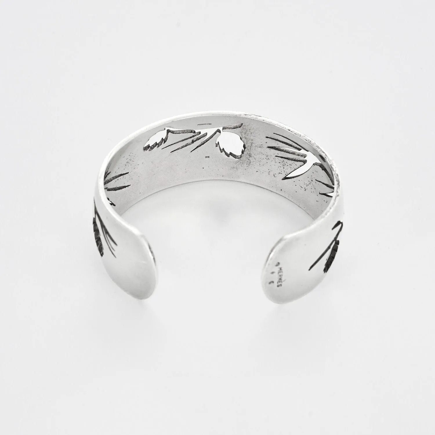 Hermès - Bracelet manchette ouverte argent sold by 58 Facettes product image thumbnail 5