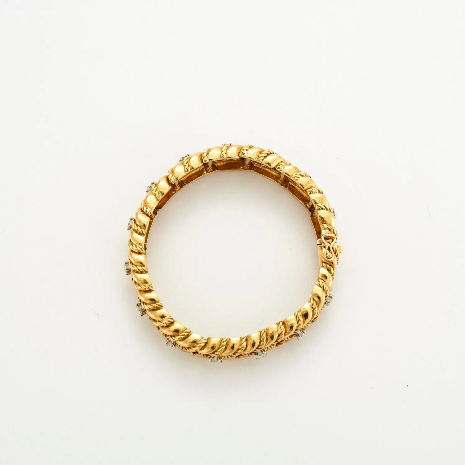 Bracelet or jaune et diamants sold by 58 Facettes product image thumbnail 4