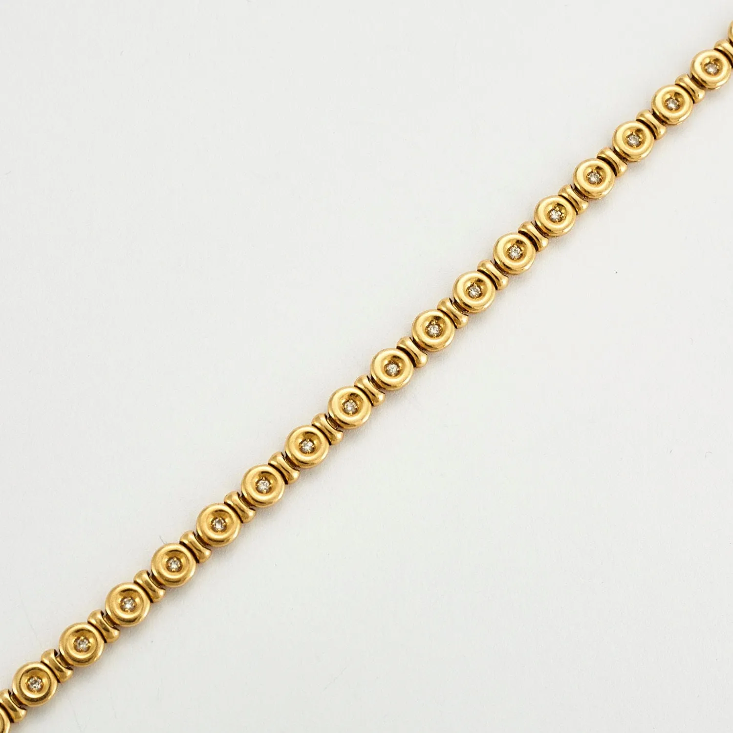 Bracelet Rivière de Diamants Or Jaune sold by 58 Facettes product image thumbnail 3