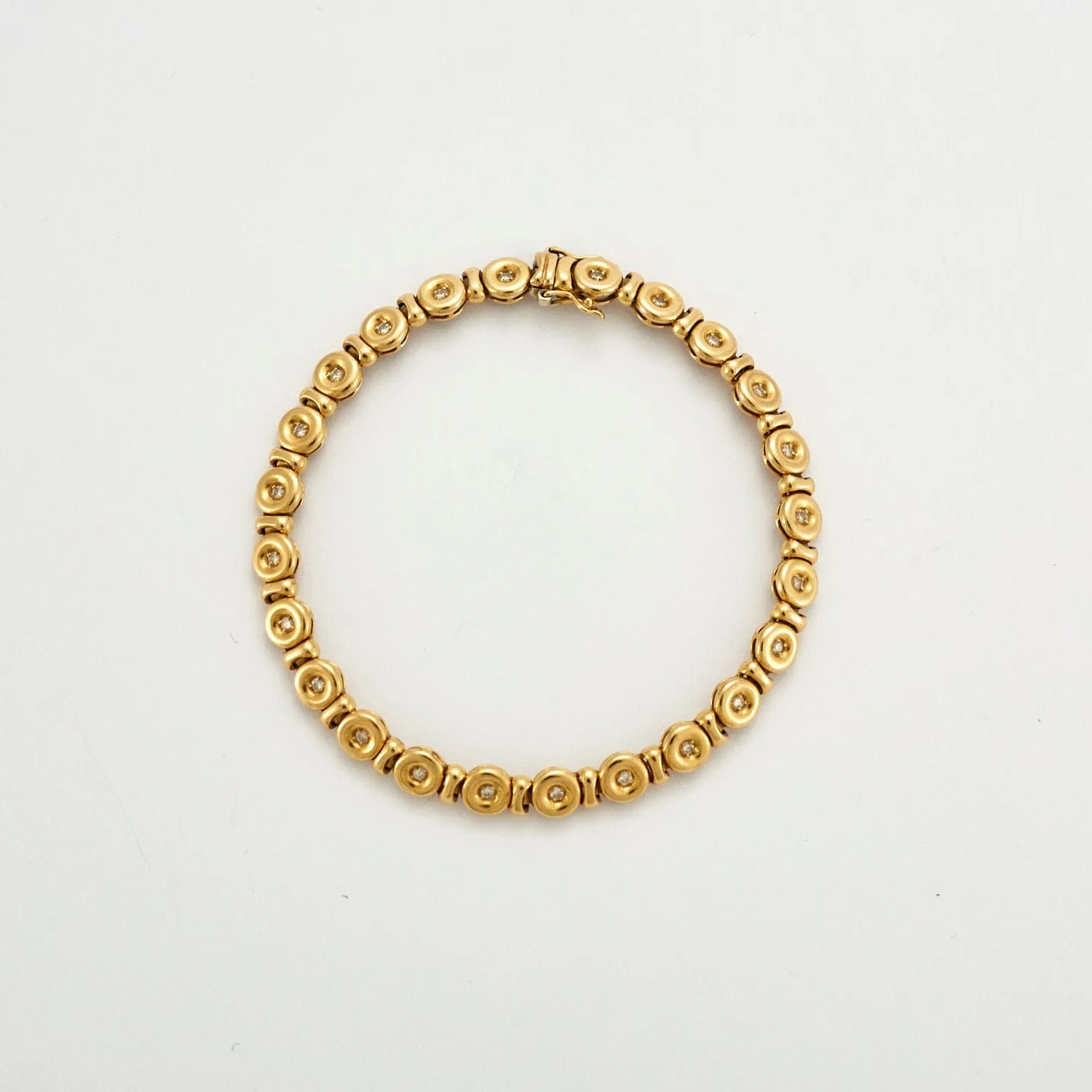 Bracelet Rivière de Diamants Or Jaune sold by 58 Facettes product image thumbnail 4