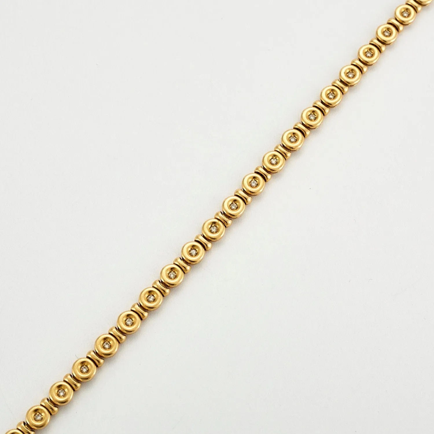 Bracelet Rivière de Diamants Or Jaune sold by 58 Facettes