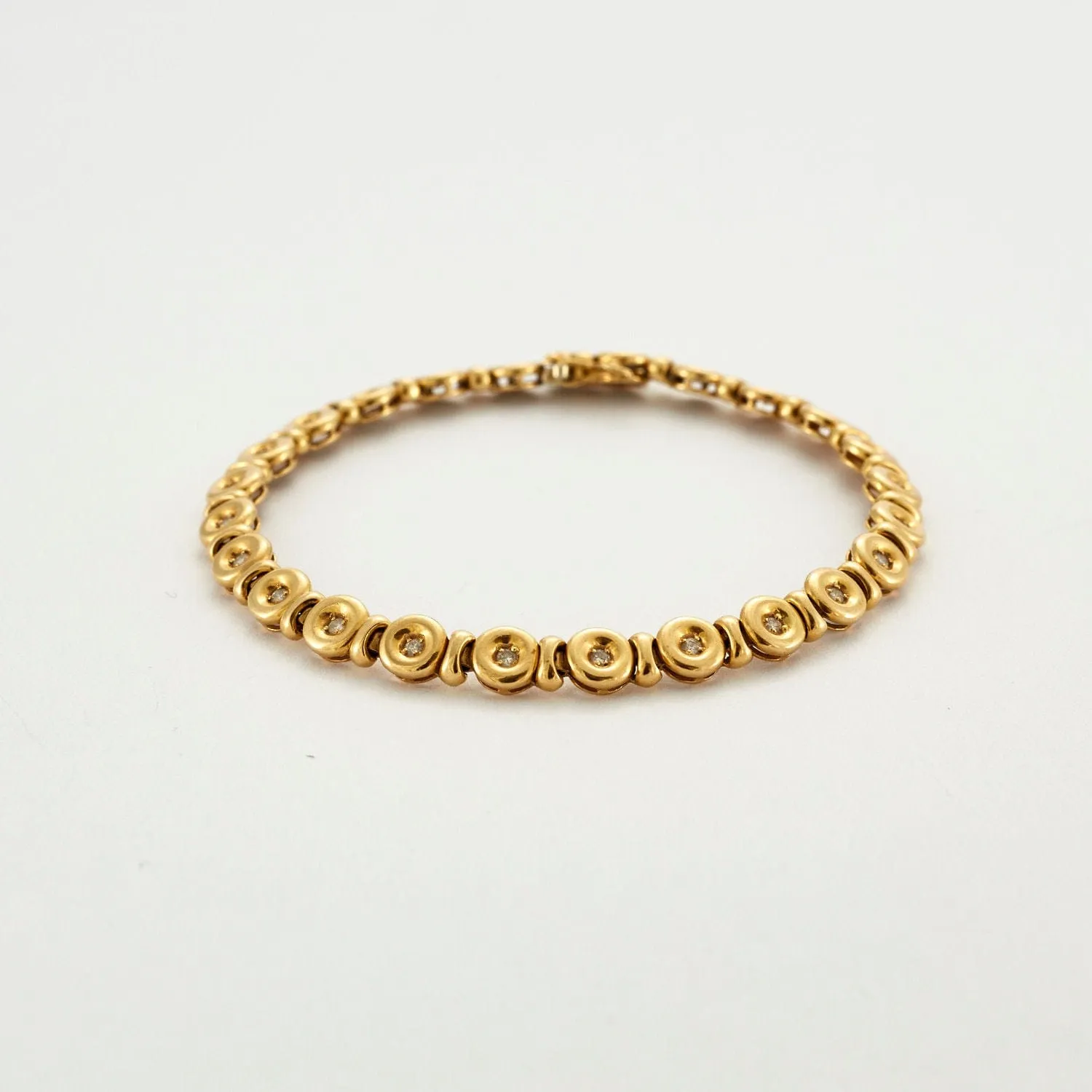 Bracelet Rivière de Diamants Or Jaune sold by 58 Facettes product image thumbnail 5