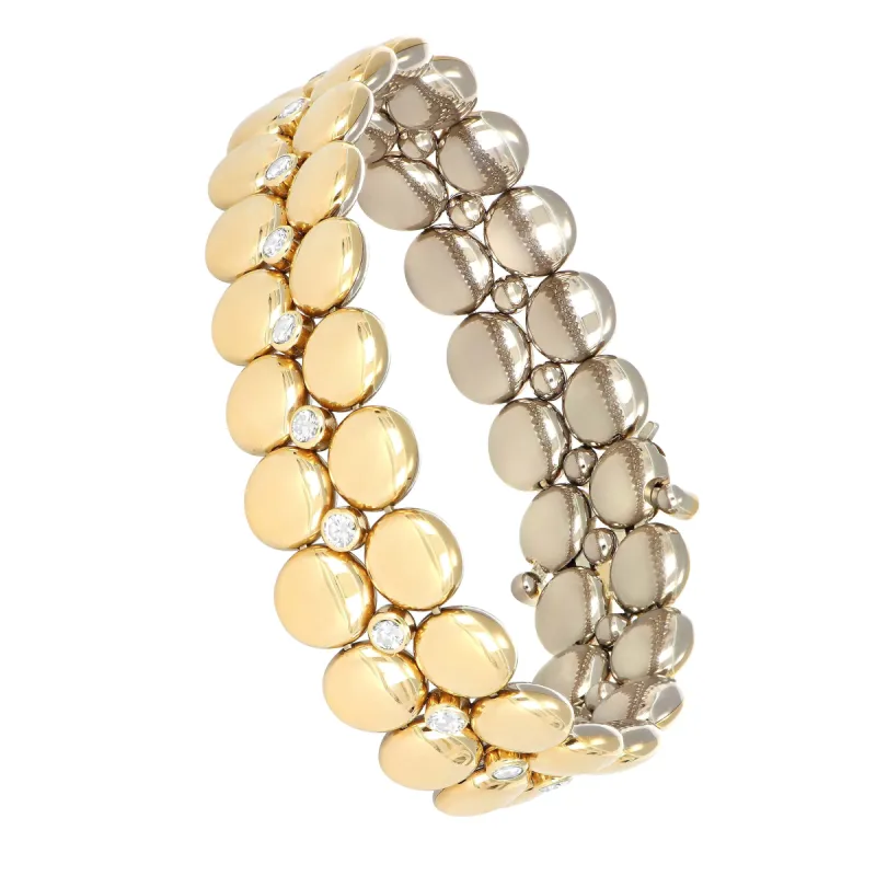 CARTIER - Bracelet "Honeymoon" Or jaune Diamants made by 58 Facettes