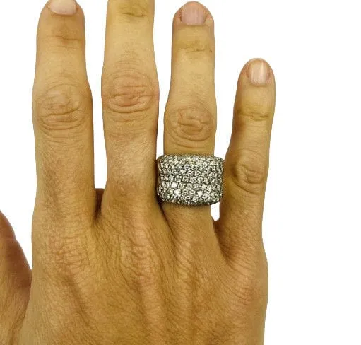 Bague Bandeau Or jaune Pavage Diamants sold by 58 Facettes product image thumbnail 2