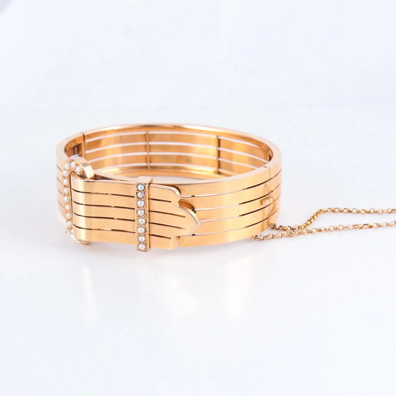 Bracelet Ceinture, Or Jaune & Perles Fines sold by 58 Facettes product image thumbnail 4