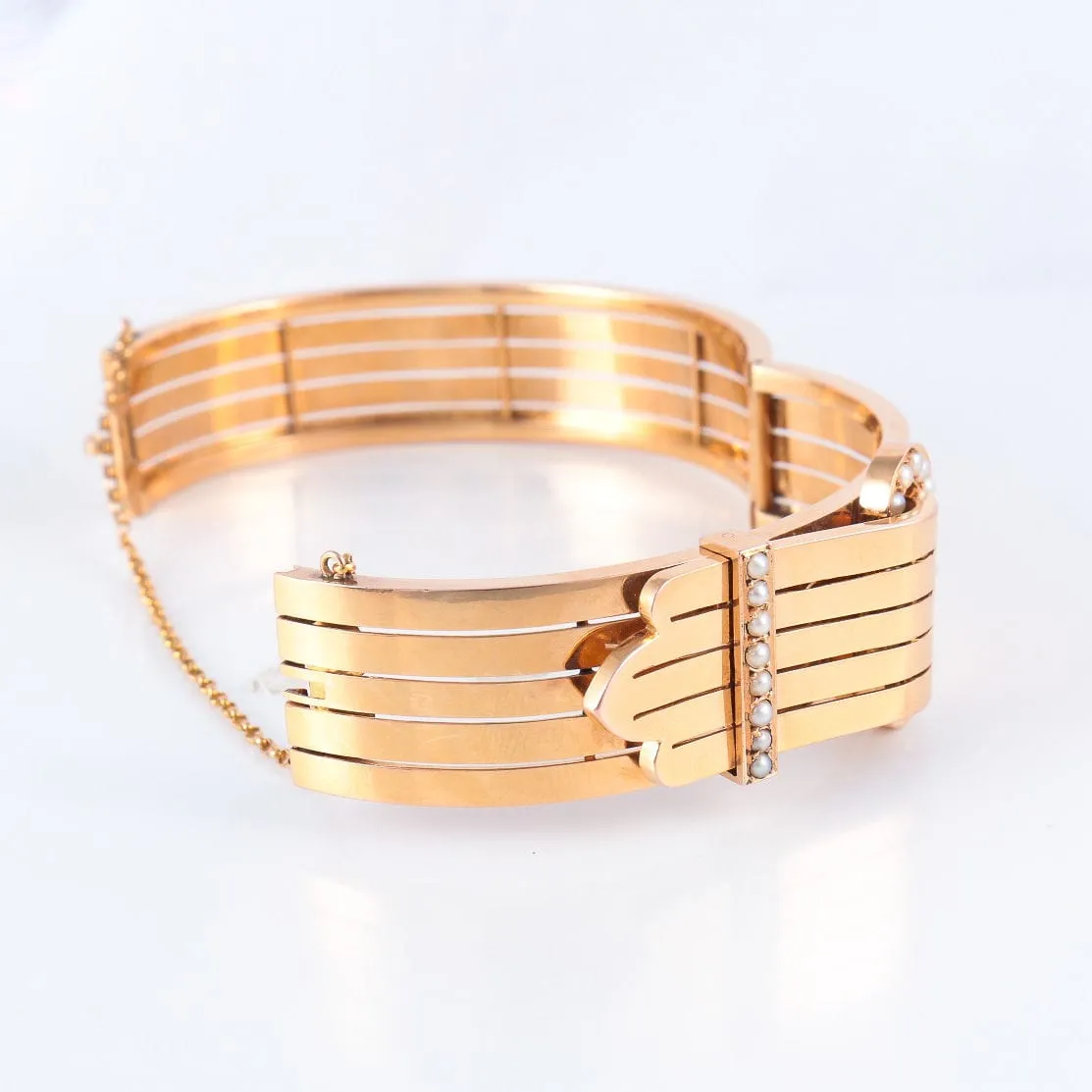 Bracelet Ceinture, Or Jaune & Perles Fines sold by 58 Facettes product image thumbnail 5