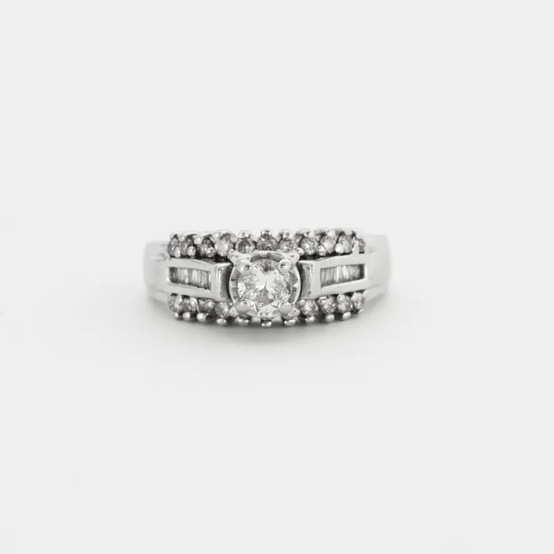 Bague Godrons Diamants sold by 58 Facettes