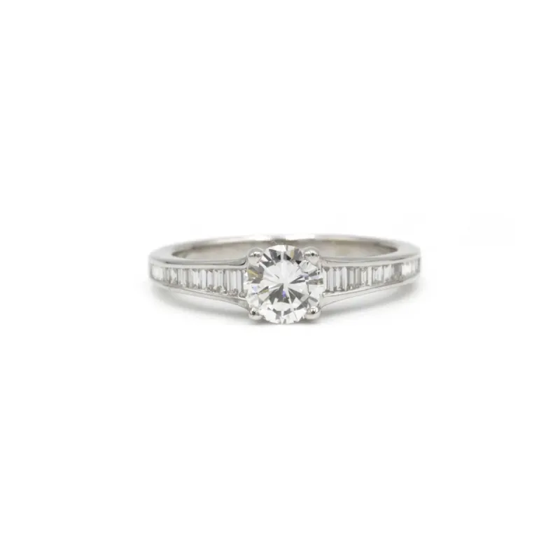 Bague solitaire Or blanc Diamant sold by 58 Facettes