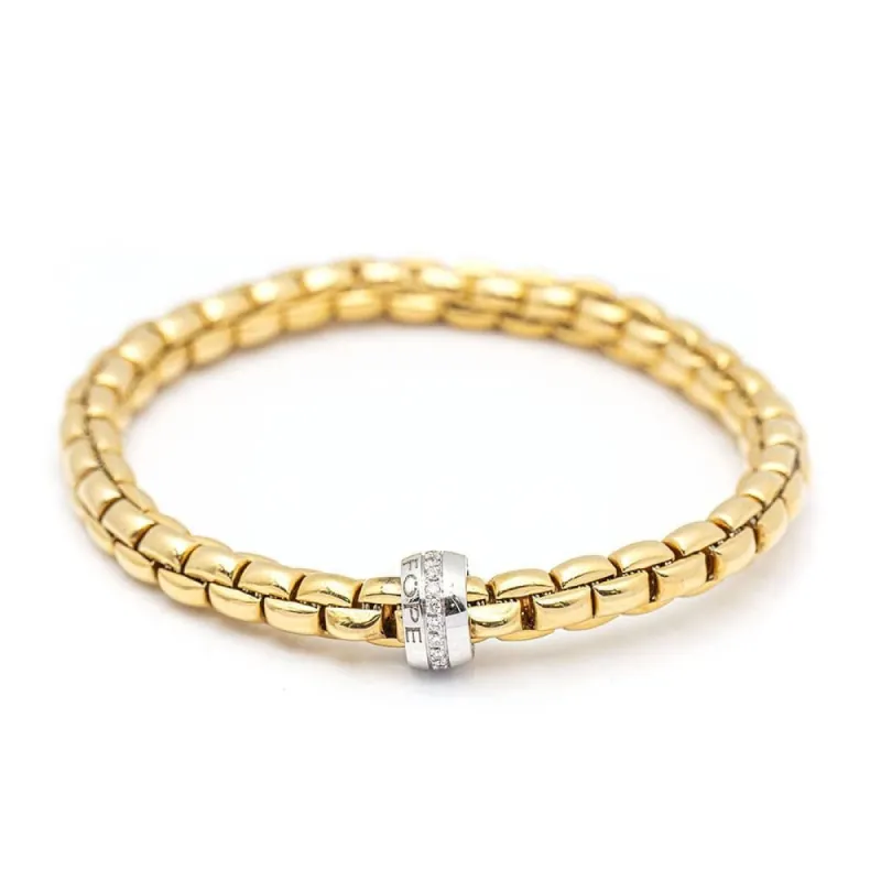 Bracelet design italien Or rose Diamants sold by 58 Facettes