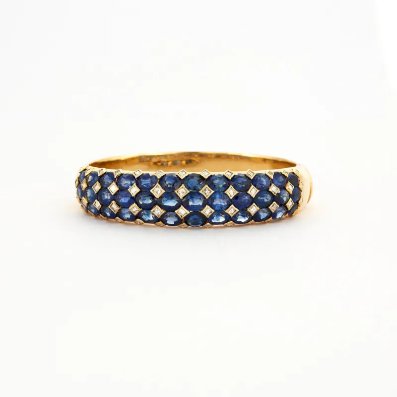 Bracelet Saphirs Diamants sold by 58 Facettes