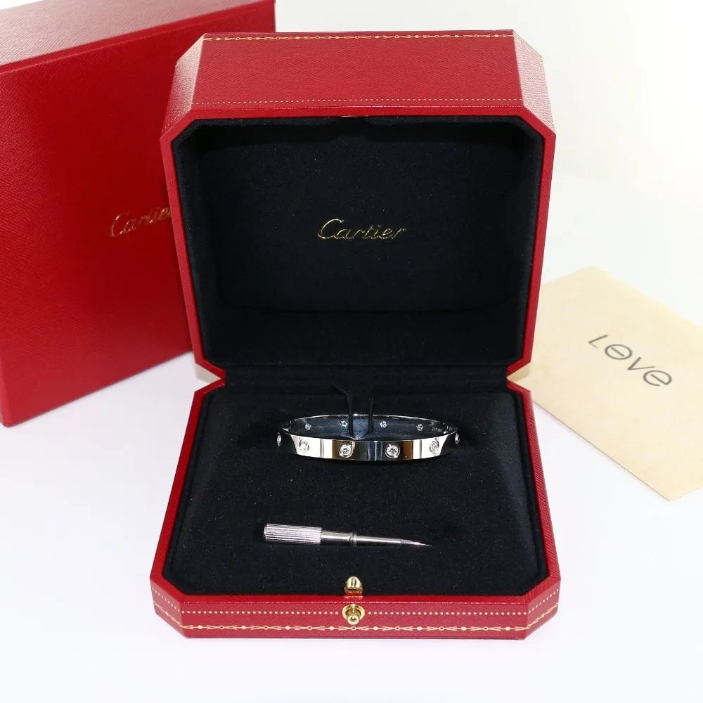 CARTIER - Bracelet Jonc "LOVE" Diamant sold by 58 Facettes product image thumbnail 4
