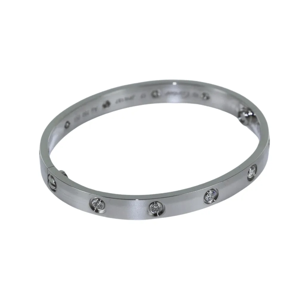 CARTIER - Bracelet Jonc "LOVE" Diamant sold by 58 Facettes