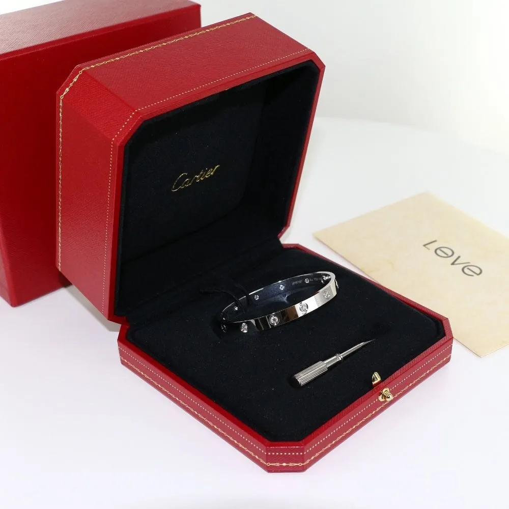 CARTIER - Bracelet Jonc "LOVE" Diamant sold by 58 Facettes product image thumbnail 5