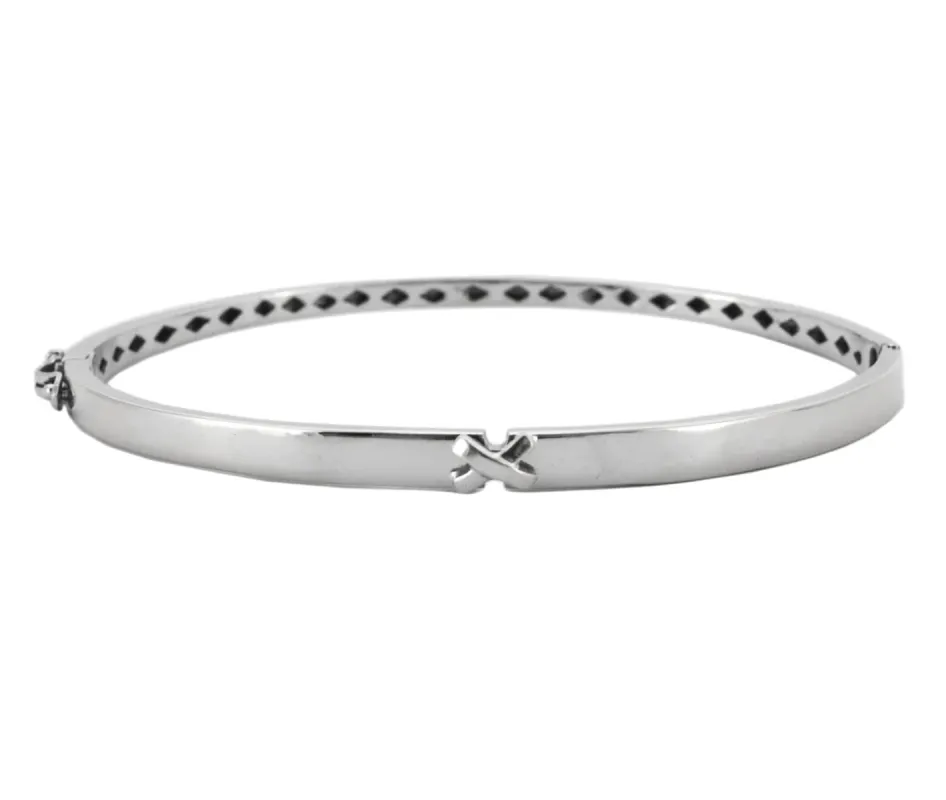 Bracelet "Lien" Or blanc sold by 58 Facettes