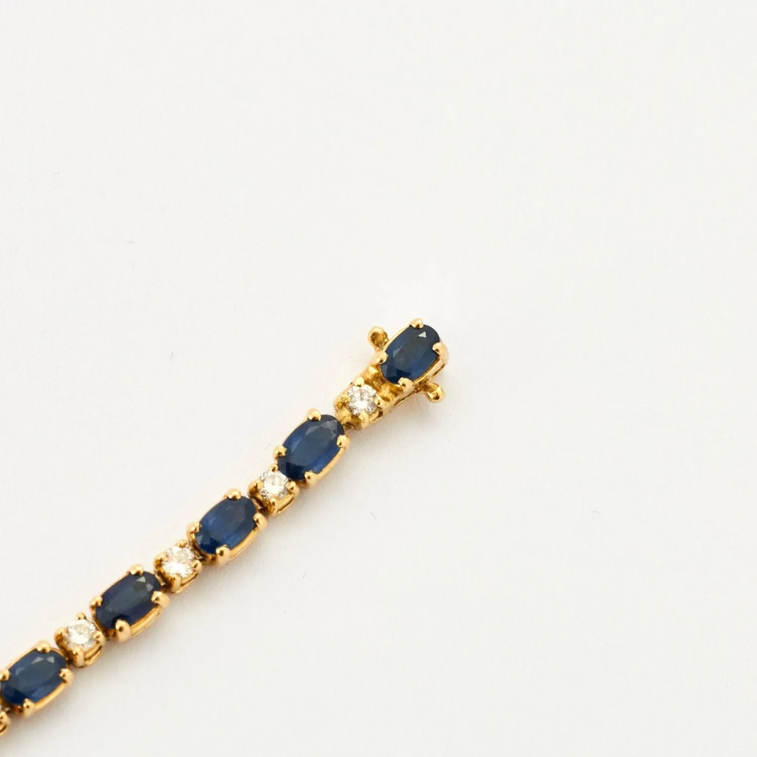 Bracelet ligne Saphirs Diamants sold by 58 Facettes product image thumbnail 3