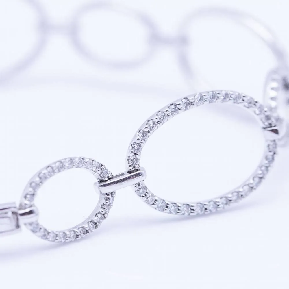 Bracelet Or Blanc Diamants sold by 58 Facettes product image thumbnail 5
