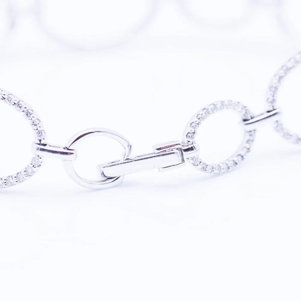 Bracelet Or Blanc Diamants sold by 58 Facettes product image thumbnail 4