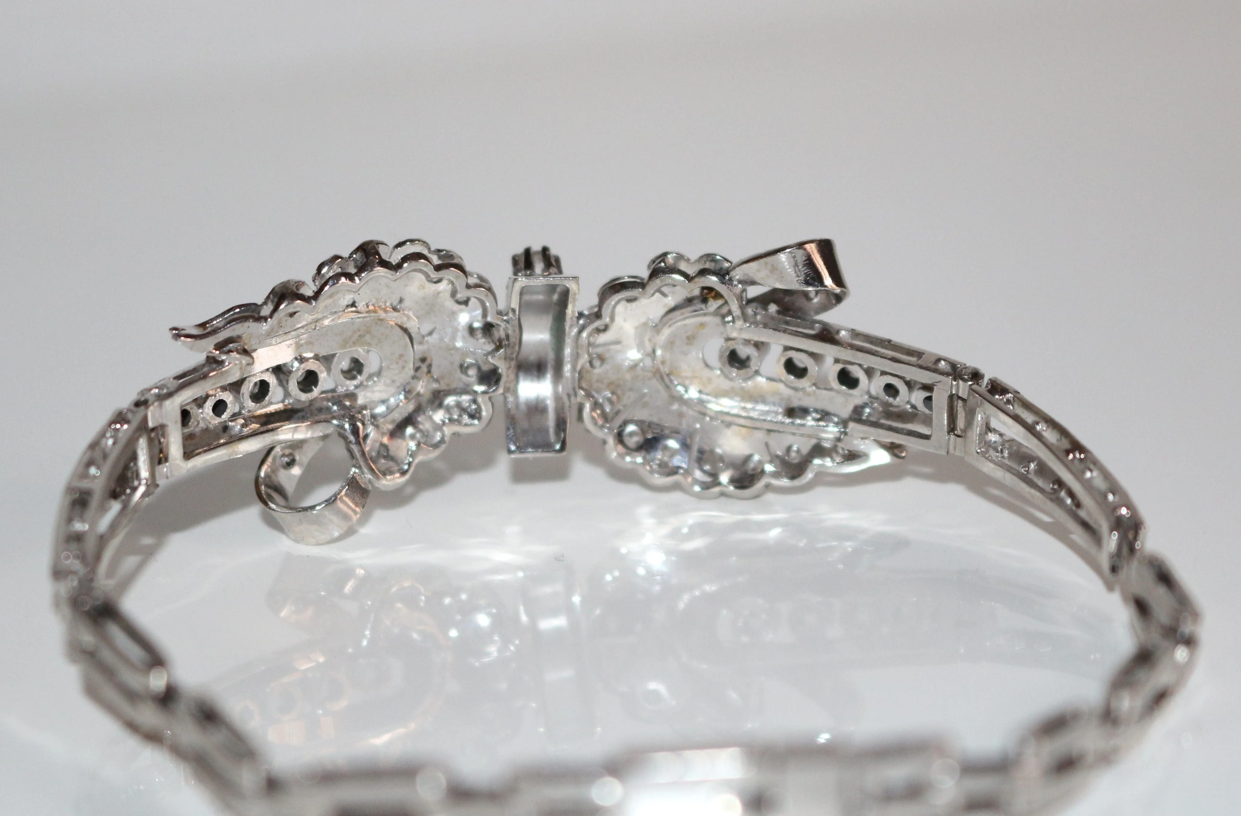 Bracelet Noeud en Or Blanc et Diamants sold by 58 Facettes product image thumbnail 5