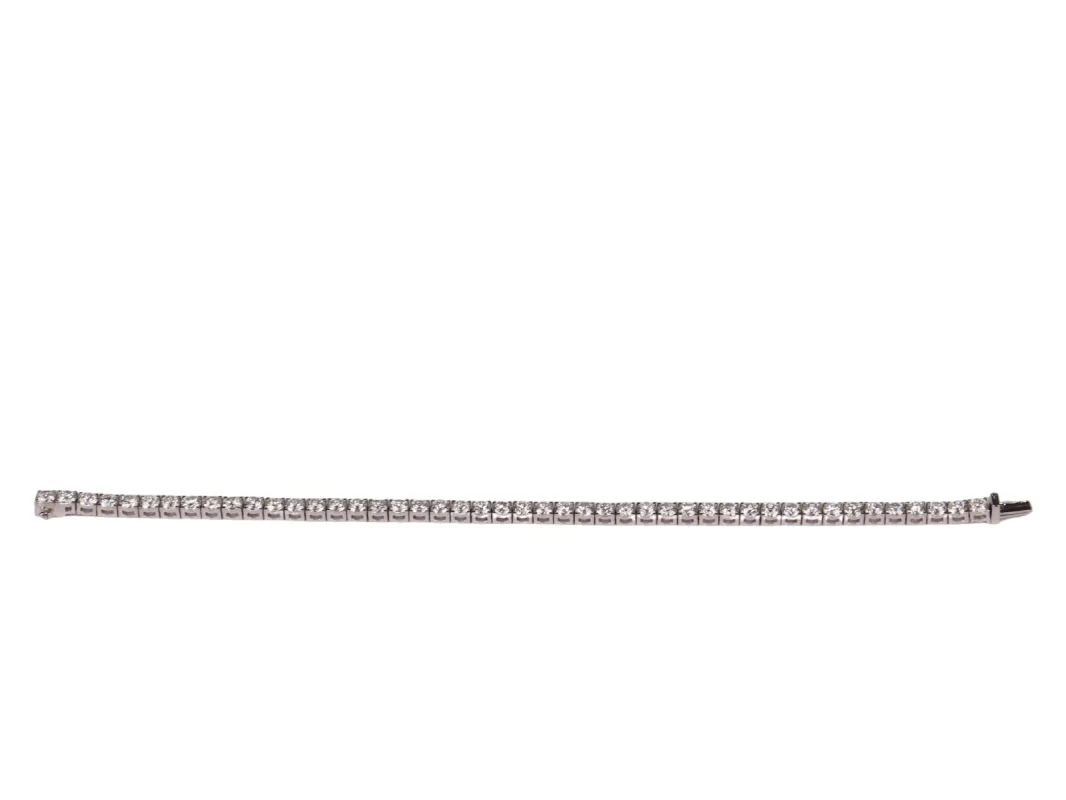 Bracelet Tennis Or blanc Diamants sold by 58 Facettes