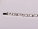 Bracelet Tennis Or blanc Diamants sold by 58 Facettes