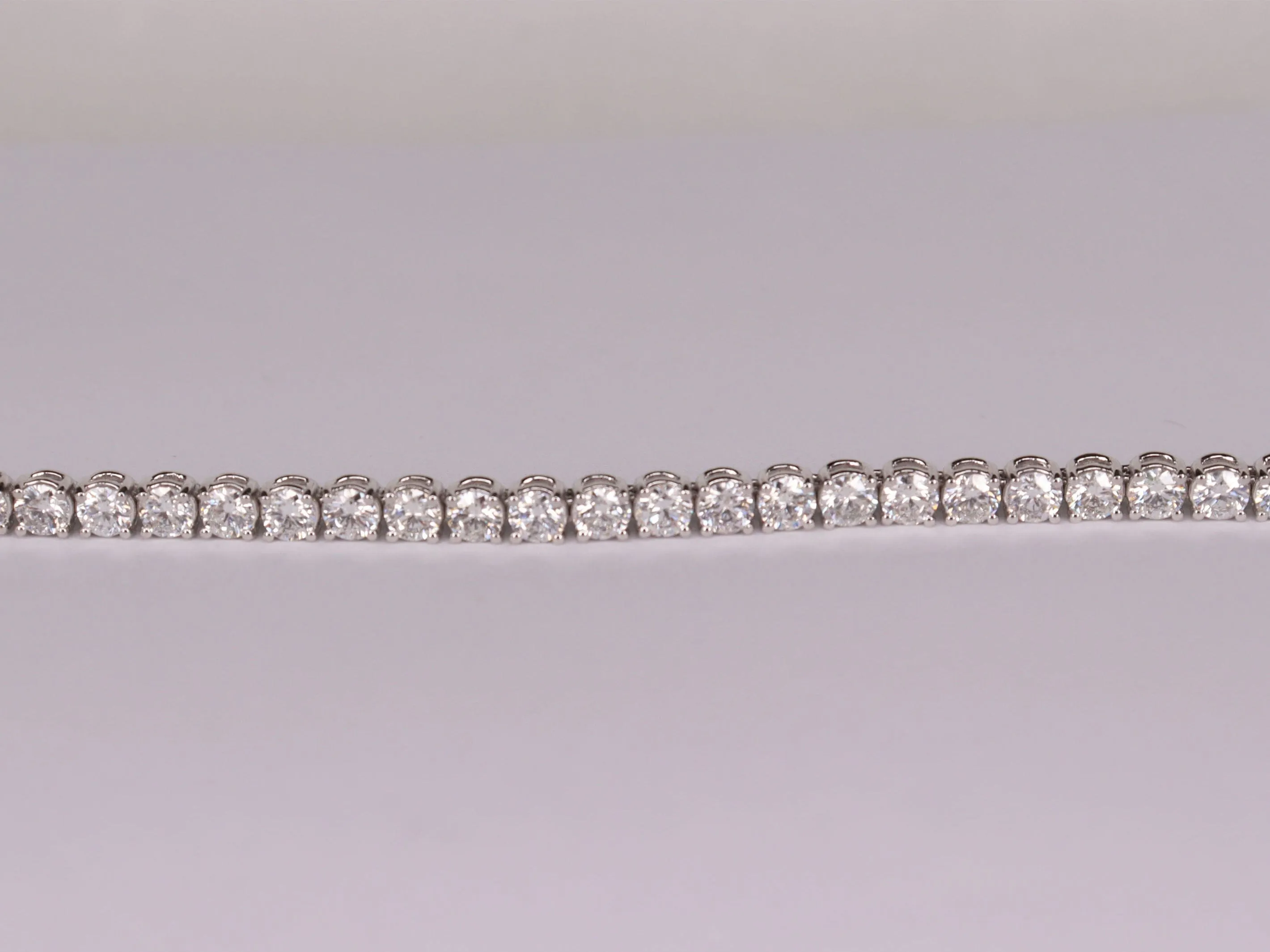 Bracelet Tennis Or blanc Diamants sold by 58 Facettes product image thumbnail 4