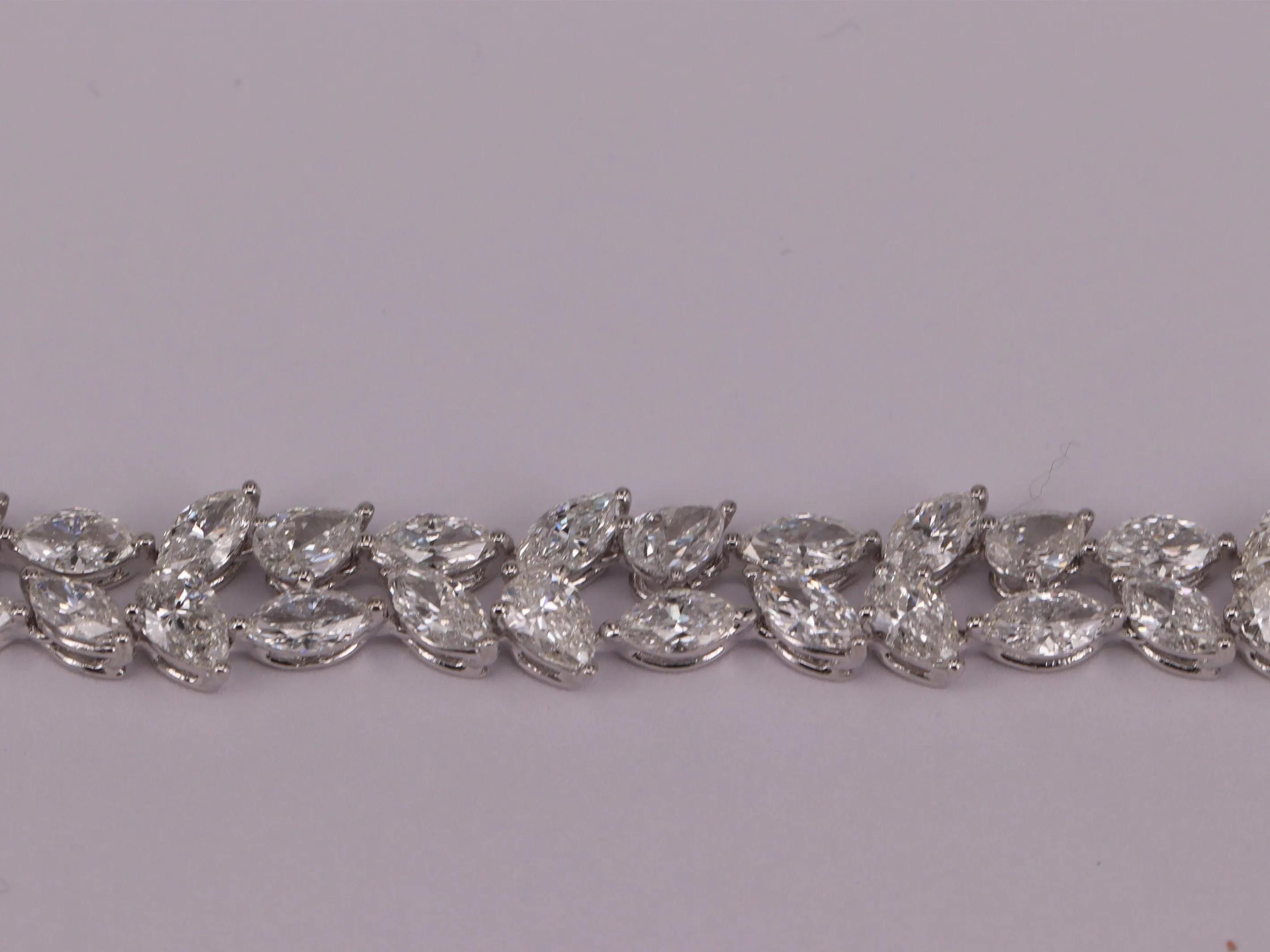 Bracelet Tennis Or blanc Diamants sold by 58 Facettes product image thumbnail 5