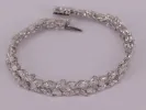 Bracelet Tennis Or blanc Diamants sold by 58 Facettes