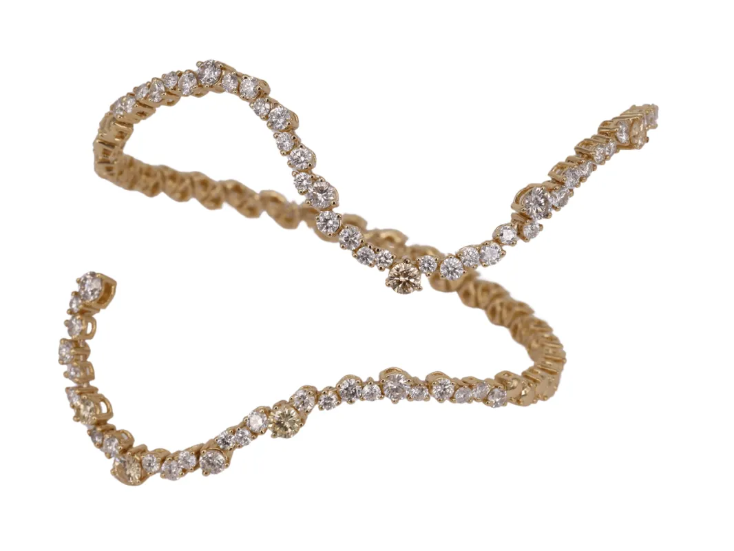 Bracelet Or jaune Diamants sold by 58 Facettes