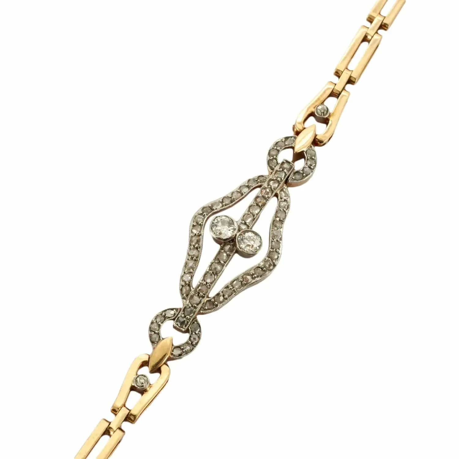 Bracelet Art Déco Or jaune Diamant sold by 58 Facettes product image thumbnail 3