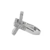 BAGUE RECTANGLE OR & DIAMANTS sold by 58 Facettes