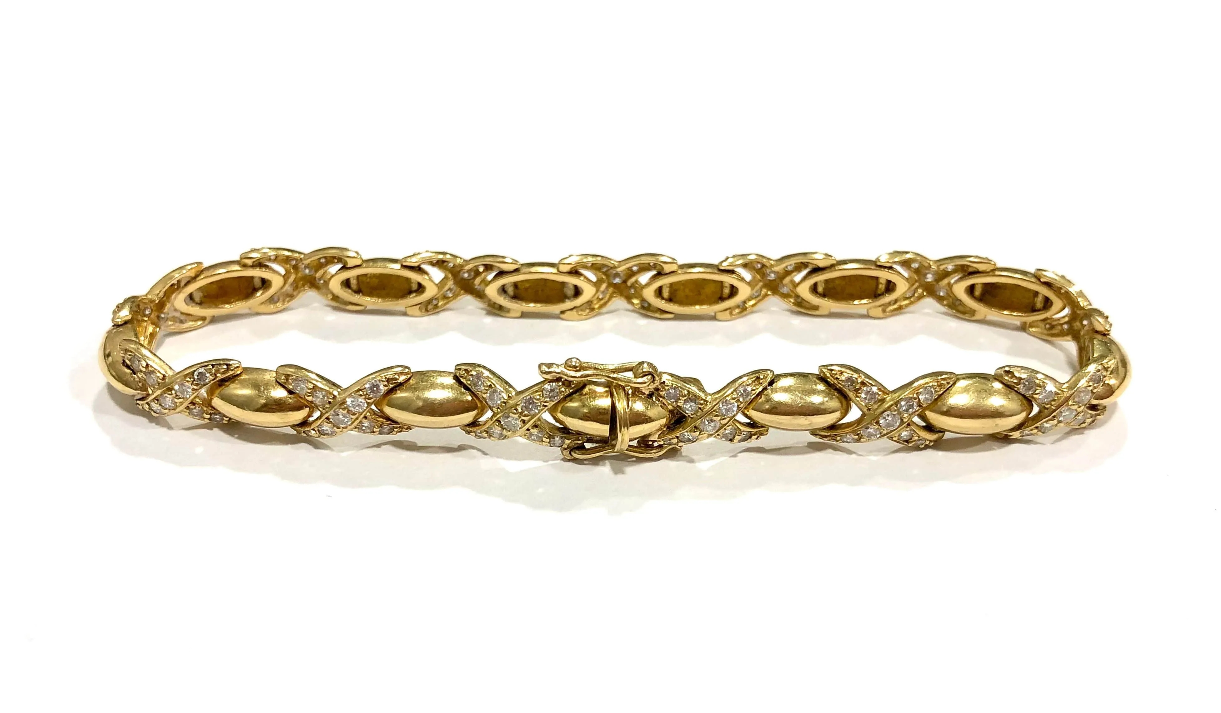 Bracelet Or jaune Diamants sold by 58 Facettes product image thumbnail 4