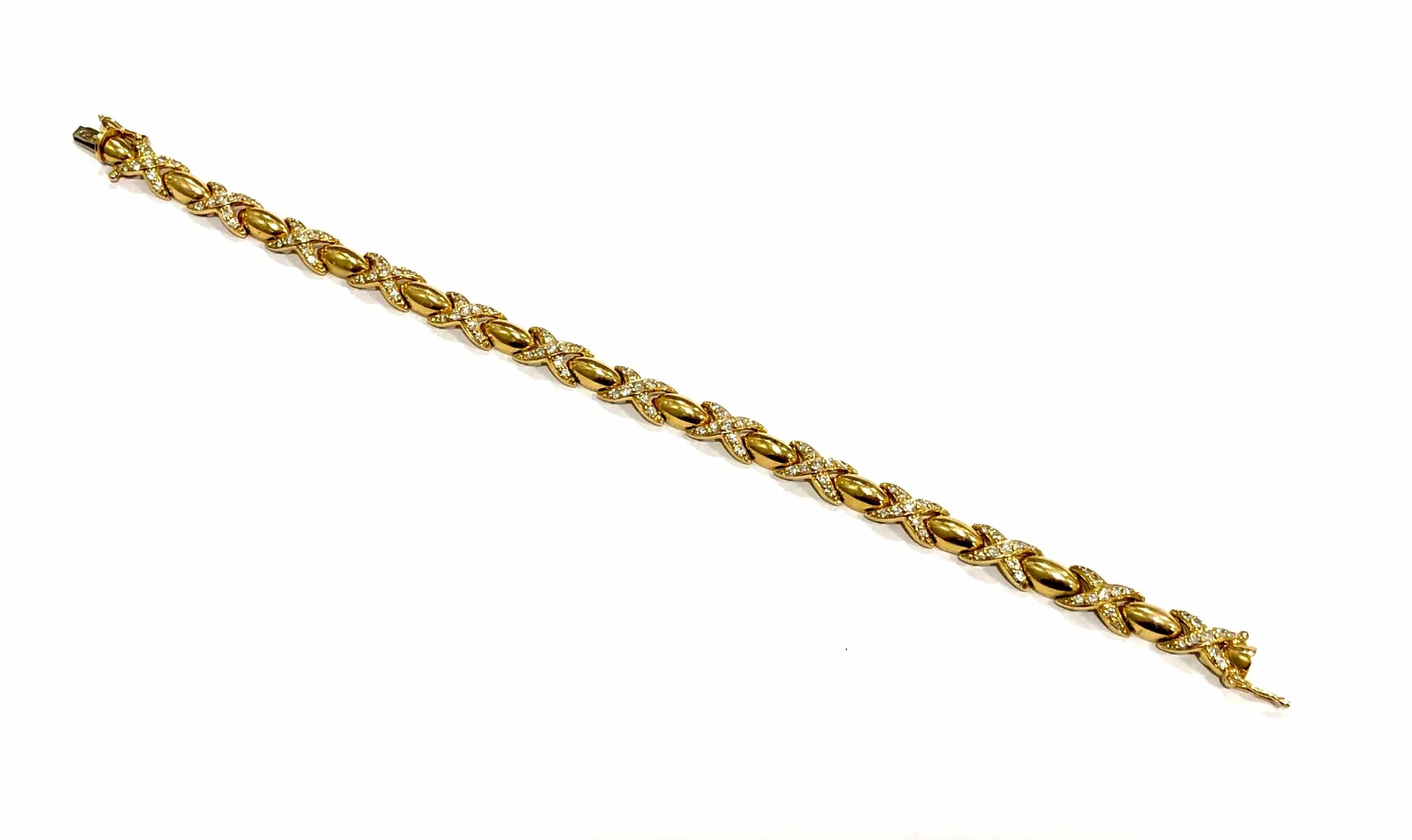 Bracelet Or jaune Diamants sold by 58 Facettes